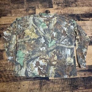 Berne‎ Apparel Camo Long Sleeve Hunting Shirt Outdoor 2XLR